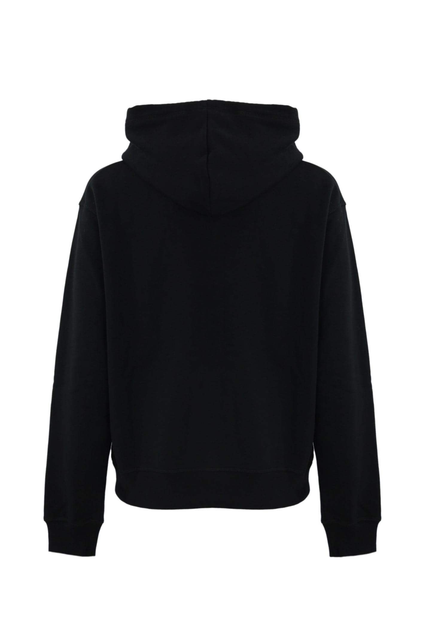 Shop Dsquared2 Sweatshirt With Bear Logo Print In Black