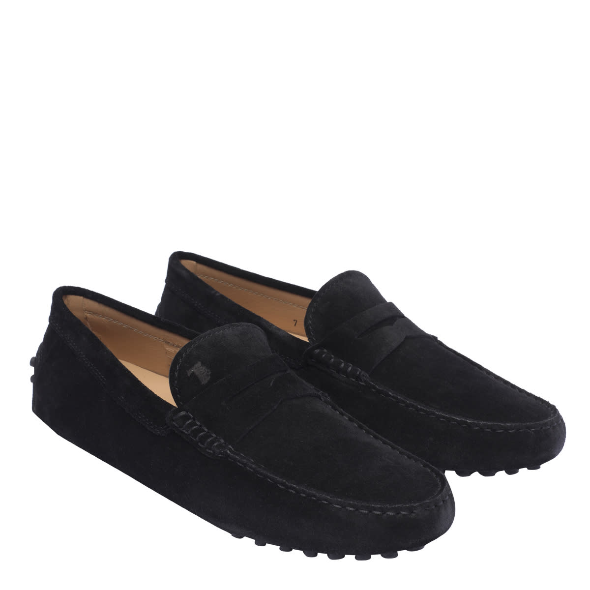 Shop Tod's Gommino Loafers In Black