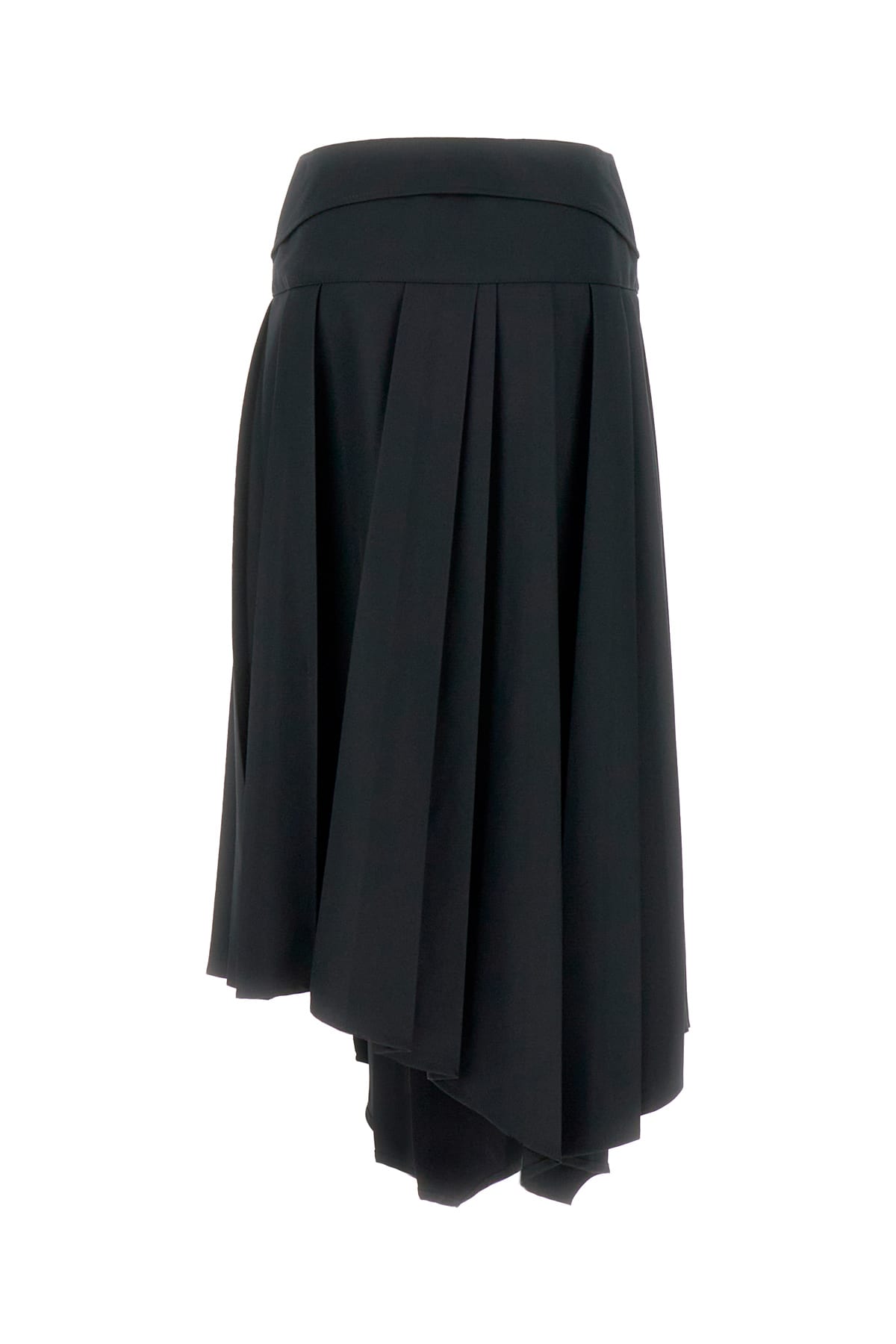 Shop Off-white Black Polyester Skirt In 1000