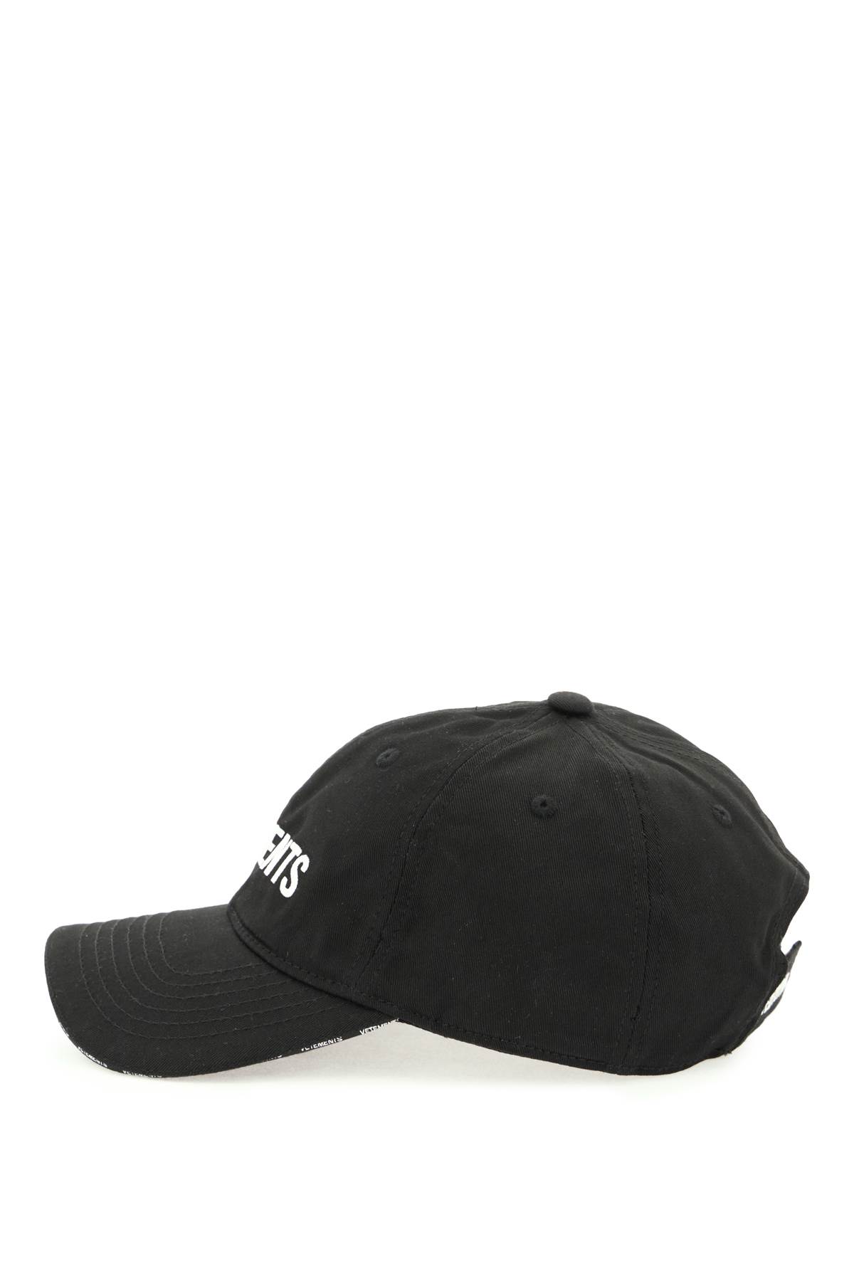 Shop Vetements Baseball Cap With Embroidered Logo