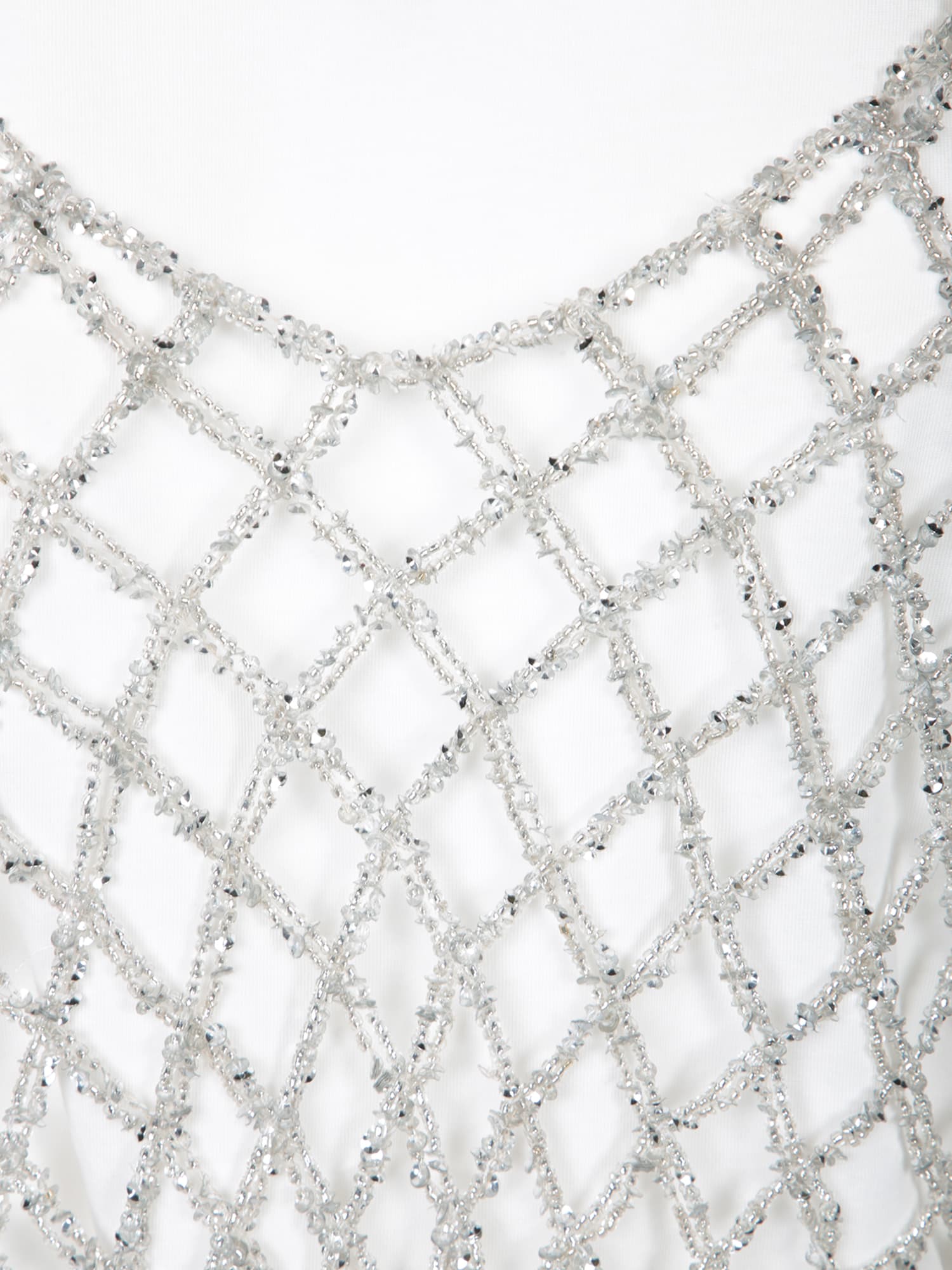 Shop Pinko Victor Net White T-shirt