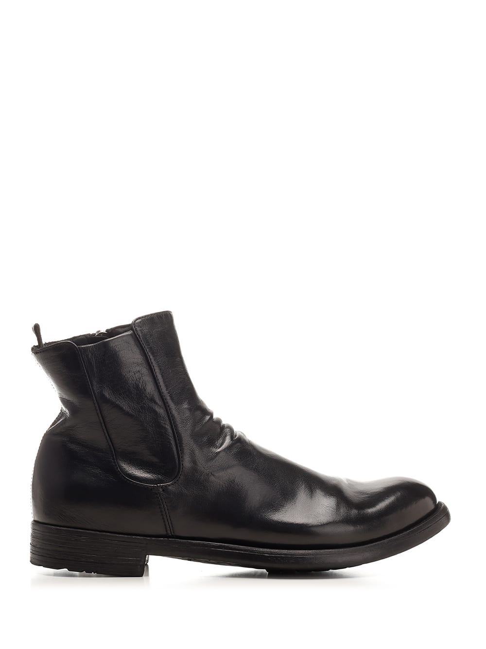 OFFICINE CREATIVE BLACK ANKLE BOOT