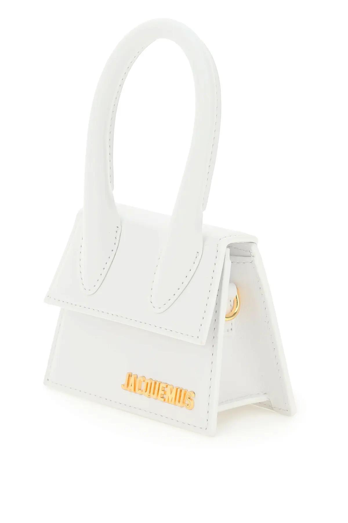 Shop Jacquemus Le Chiquito Micro Bag In White
