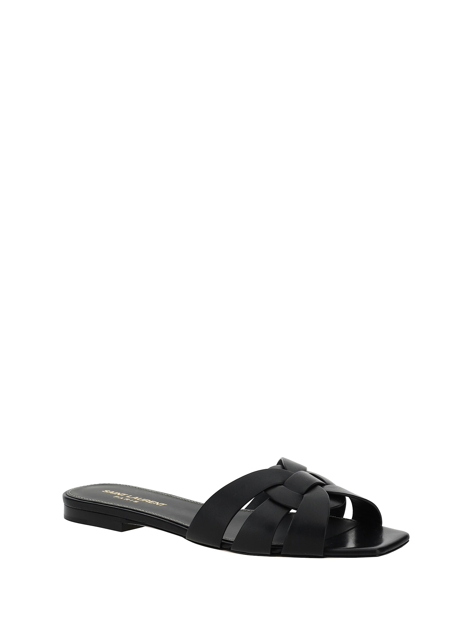 Saint Laurent Sandals In Black