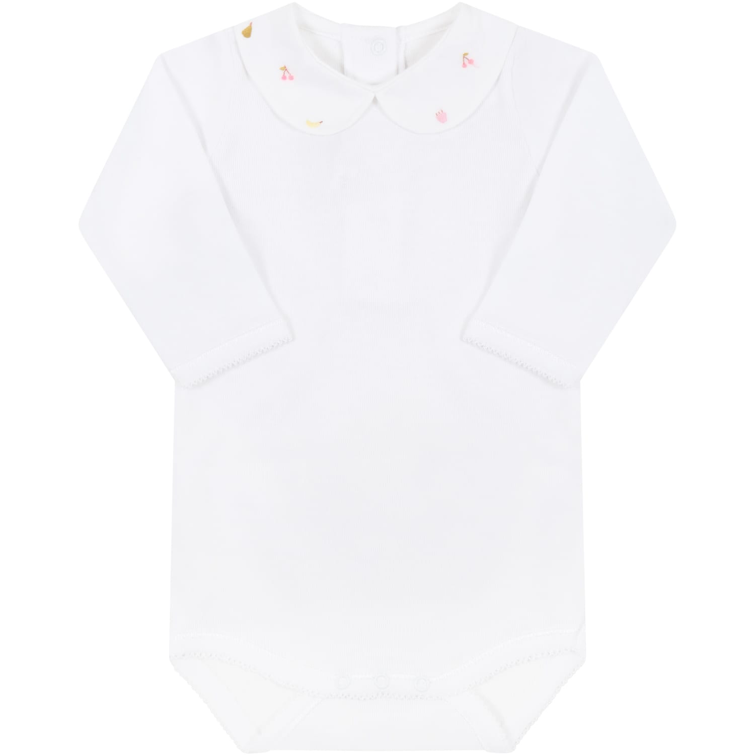 Bonpoint White Body For Babygirl With Fruits