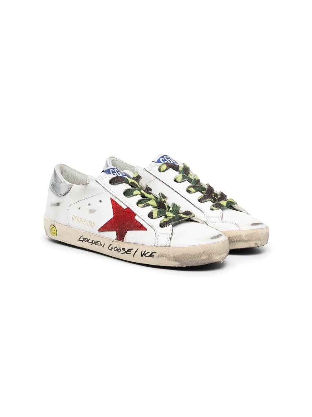 Golden Goose Sneakers With Camo Laces