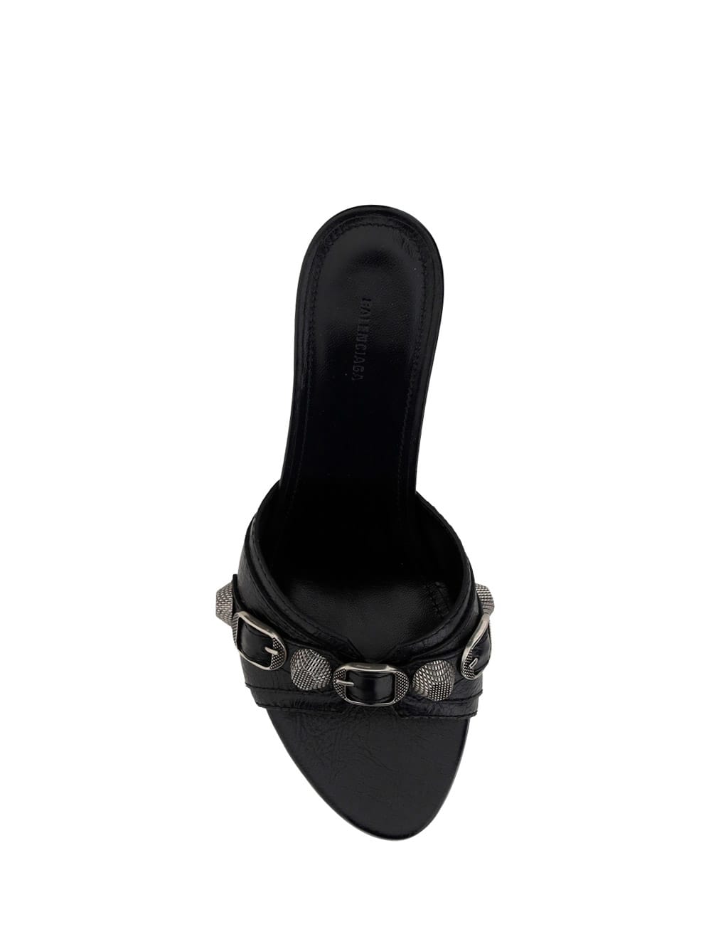 Shop Balenciaga Cagole Mule In Black