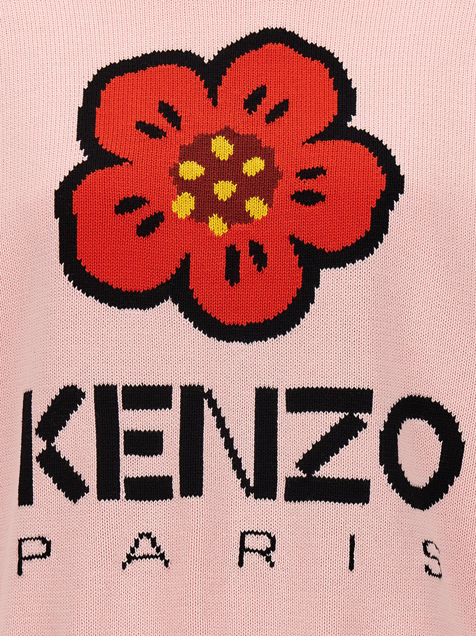 Shop Kenzo Boke Flower Sweater In Pink