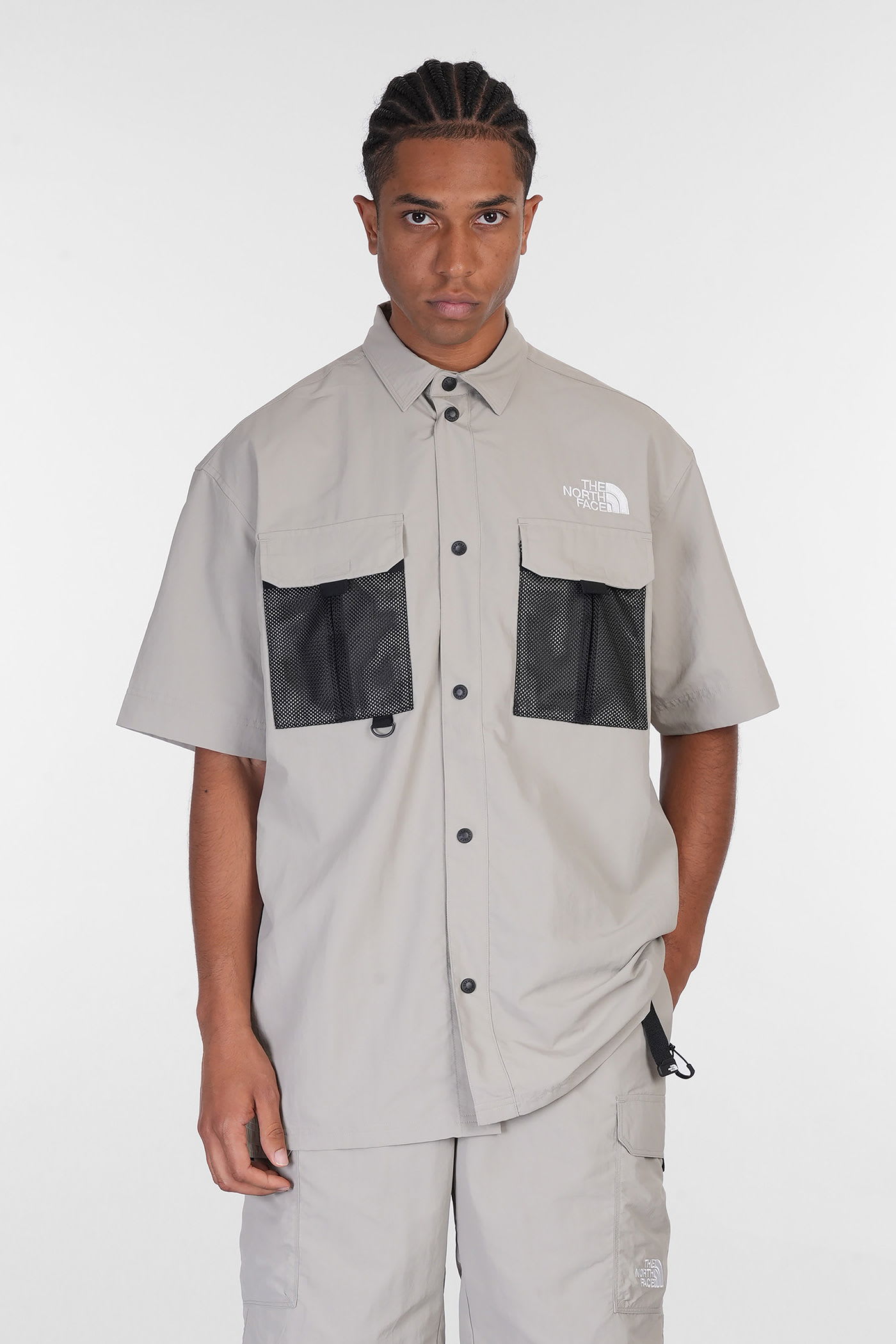 THE NORTH FACE NSE SUMMER SHIRT SHIRT IN GREY POLYAMIDE 
