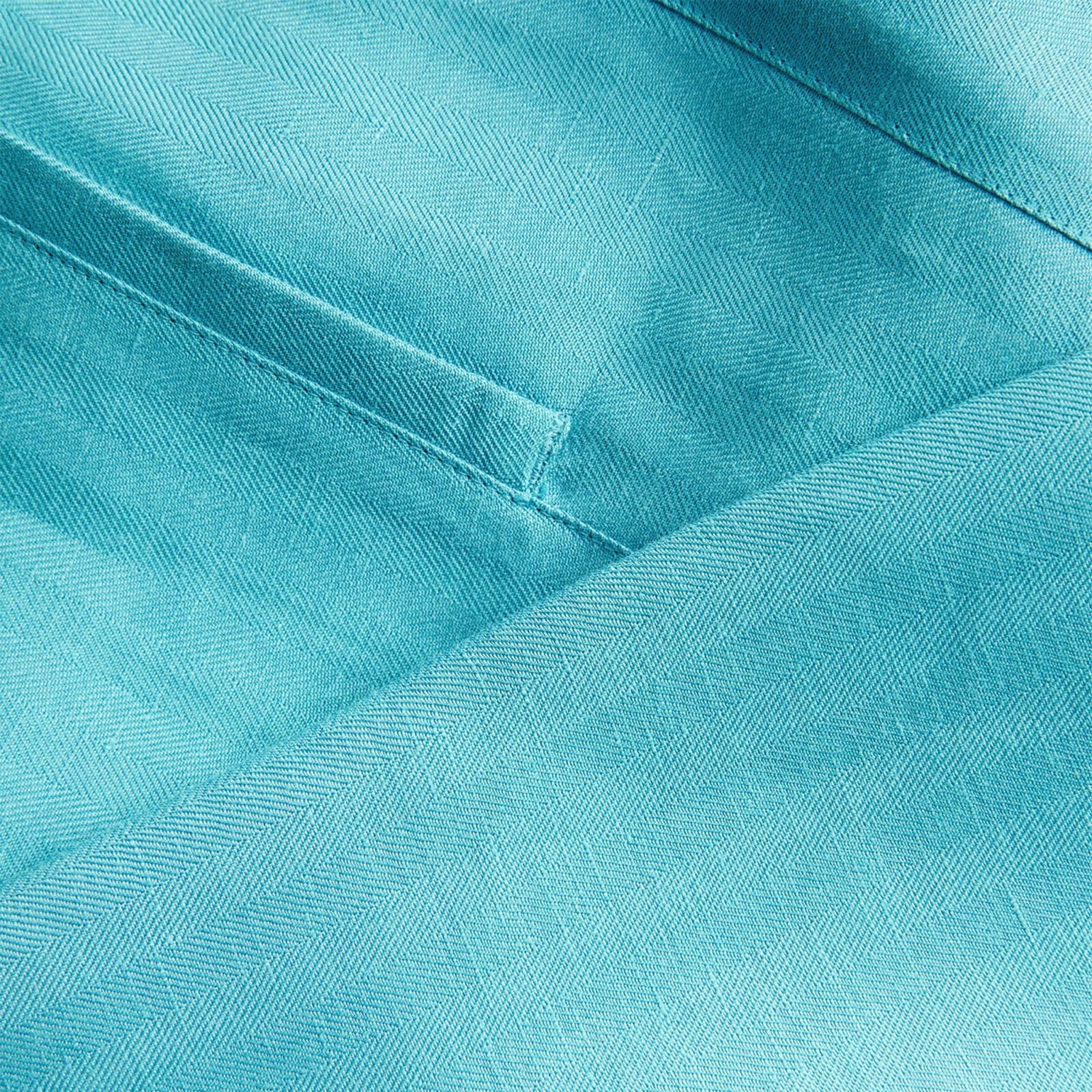Shop Etro Linen-silk Moonlight Trousers In Green