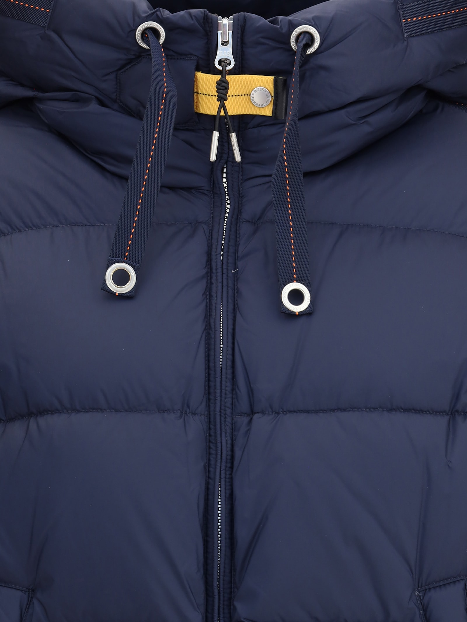 Parajumpers Hooded Quilted Down Jacket In Blue