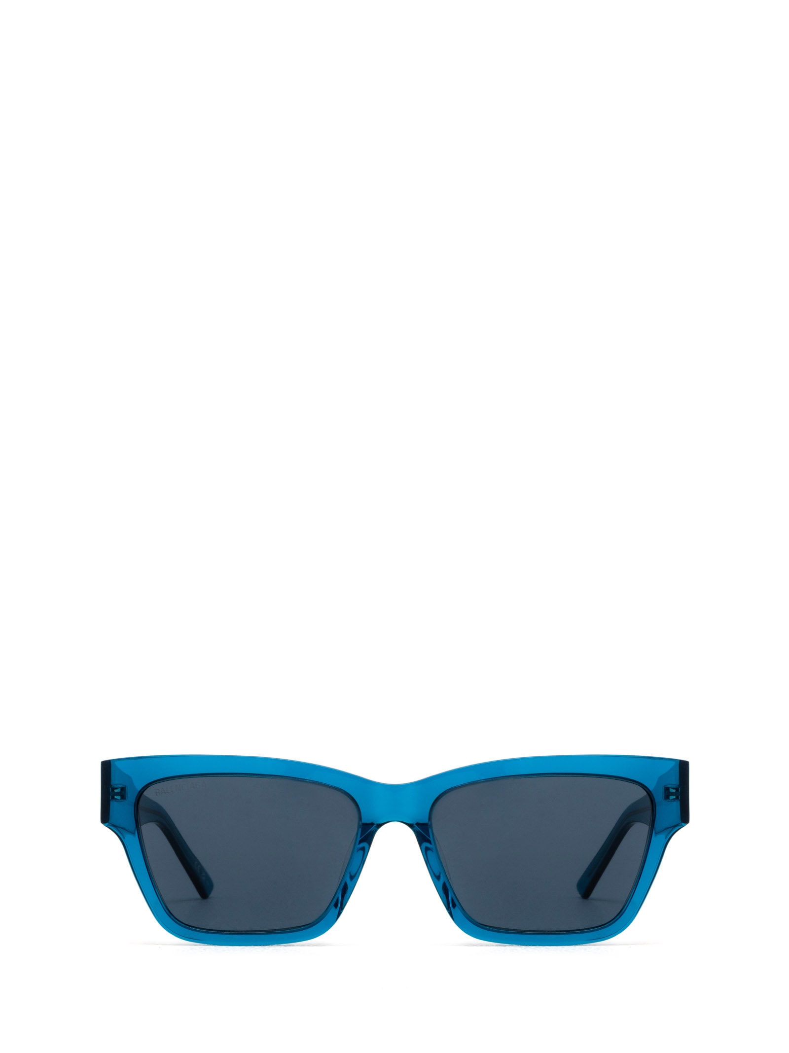 Shop Balenciaga Bb0307sa Blue Sunglasses