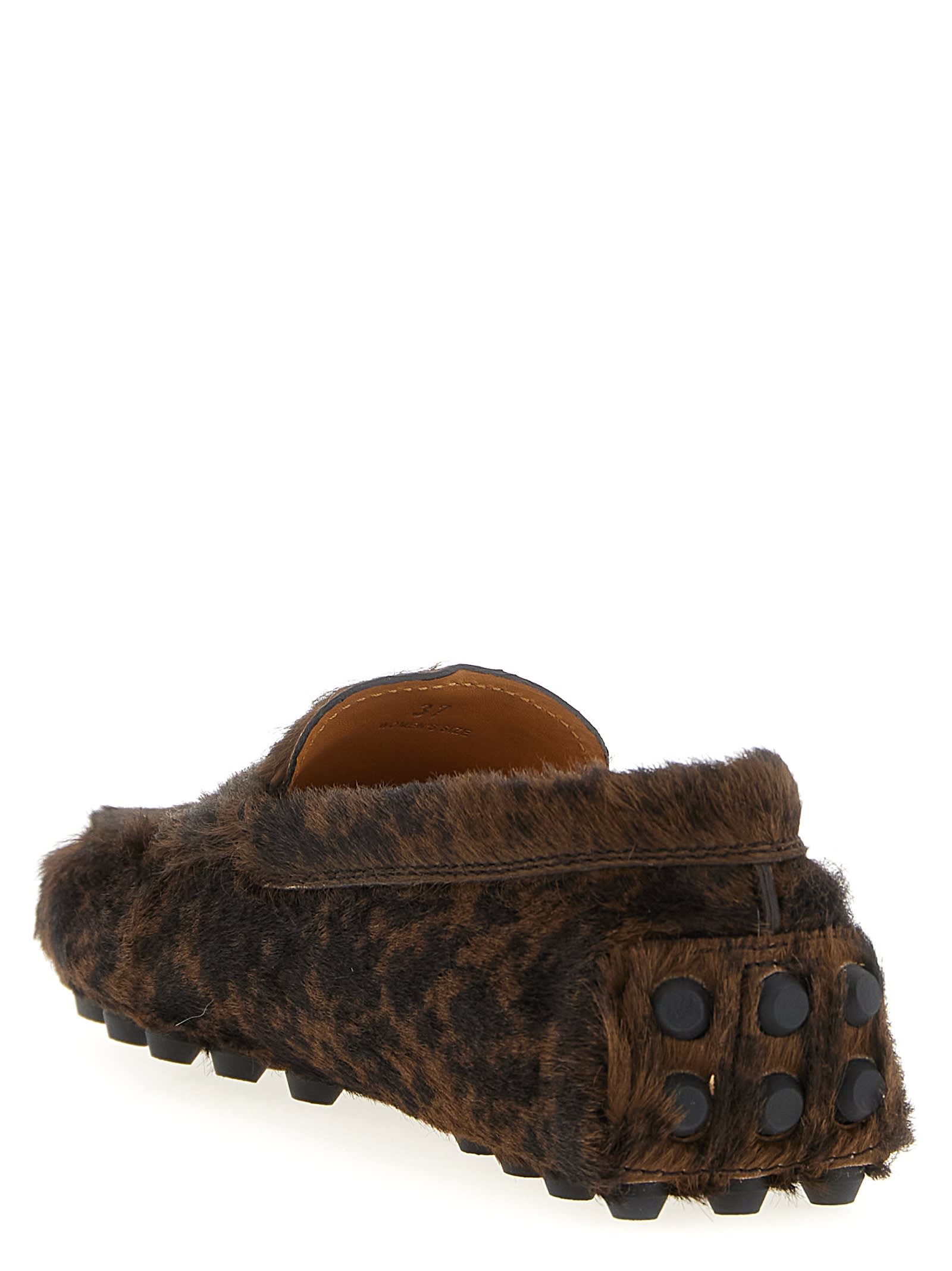 Tod's Gommino Macro Loafers In Brown