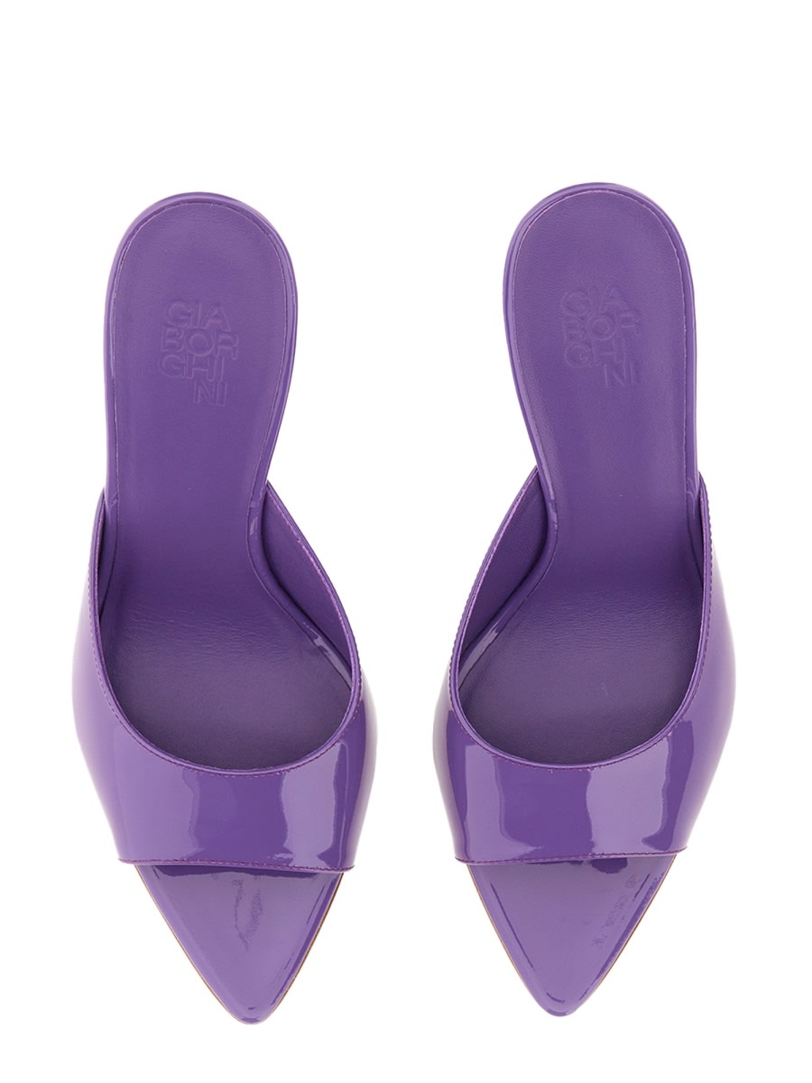 Shop Gia Borghini Sandal Perni 04 In Purple