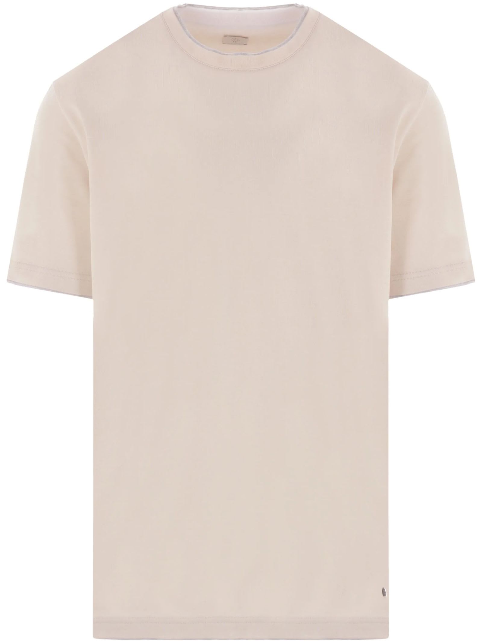 Beige Cotton T-shirt