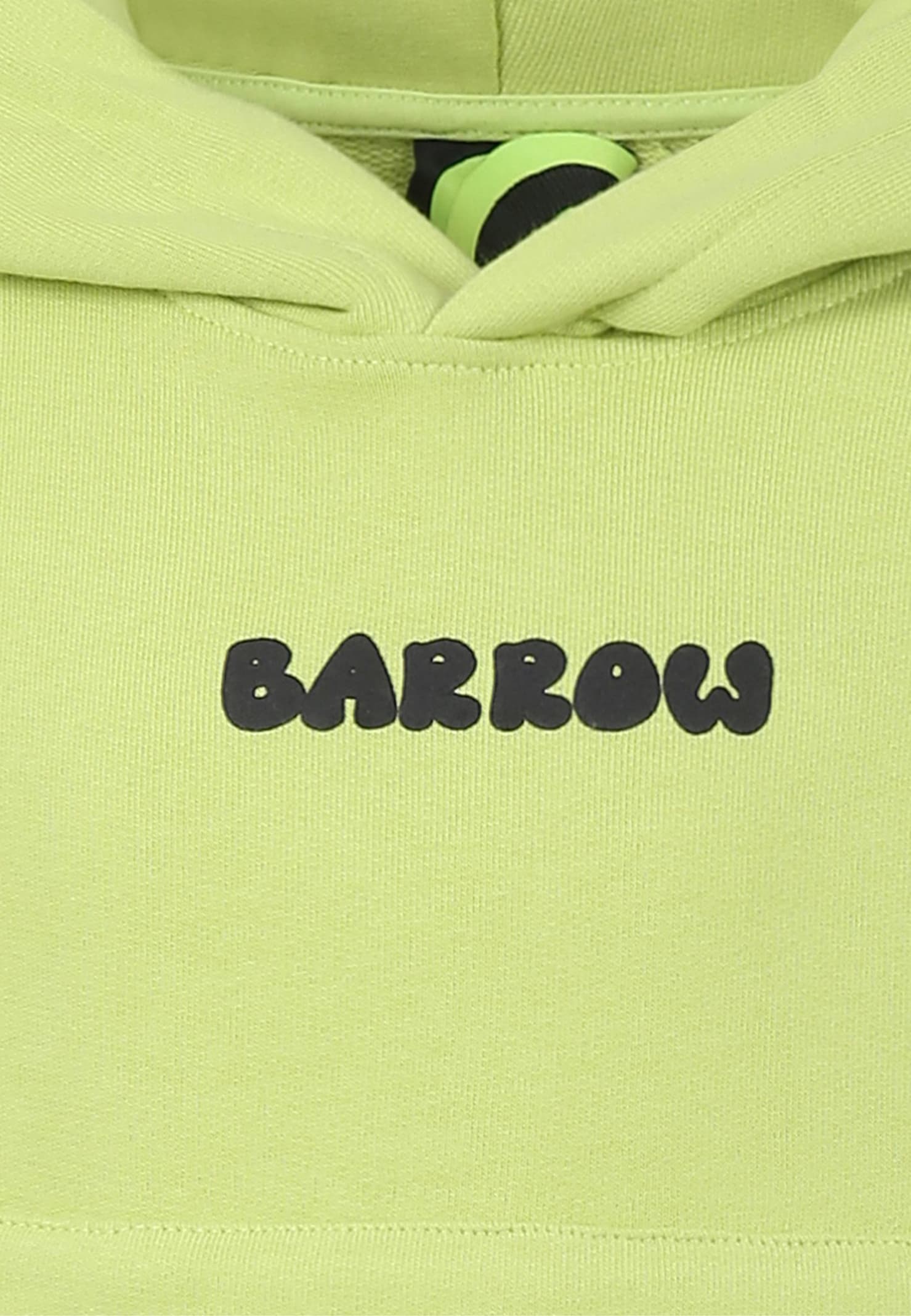 Barrow Green Sweatshirt For Kids With Bear Print In Green