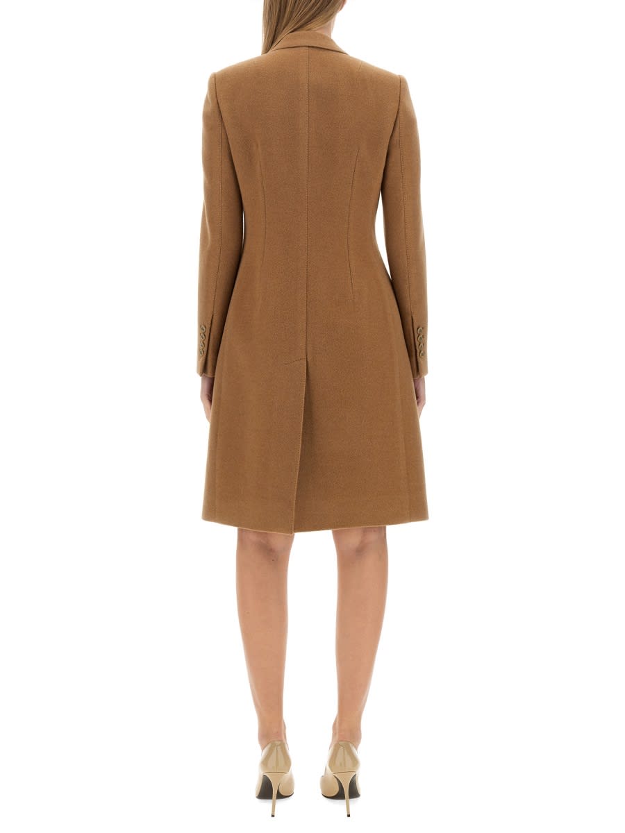 Shop Dolce & Gabbana Single-breasted Coat In Beige