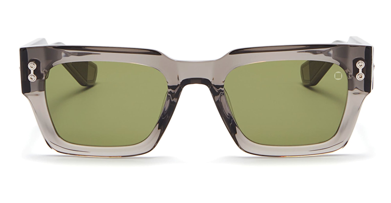 Akoni Cosmo - Dark Grey Crystal / Black Palladium Sunglasses In Gray