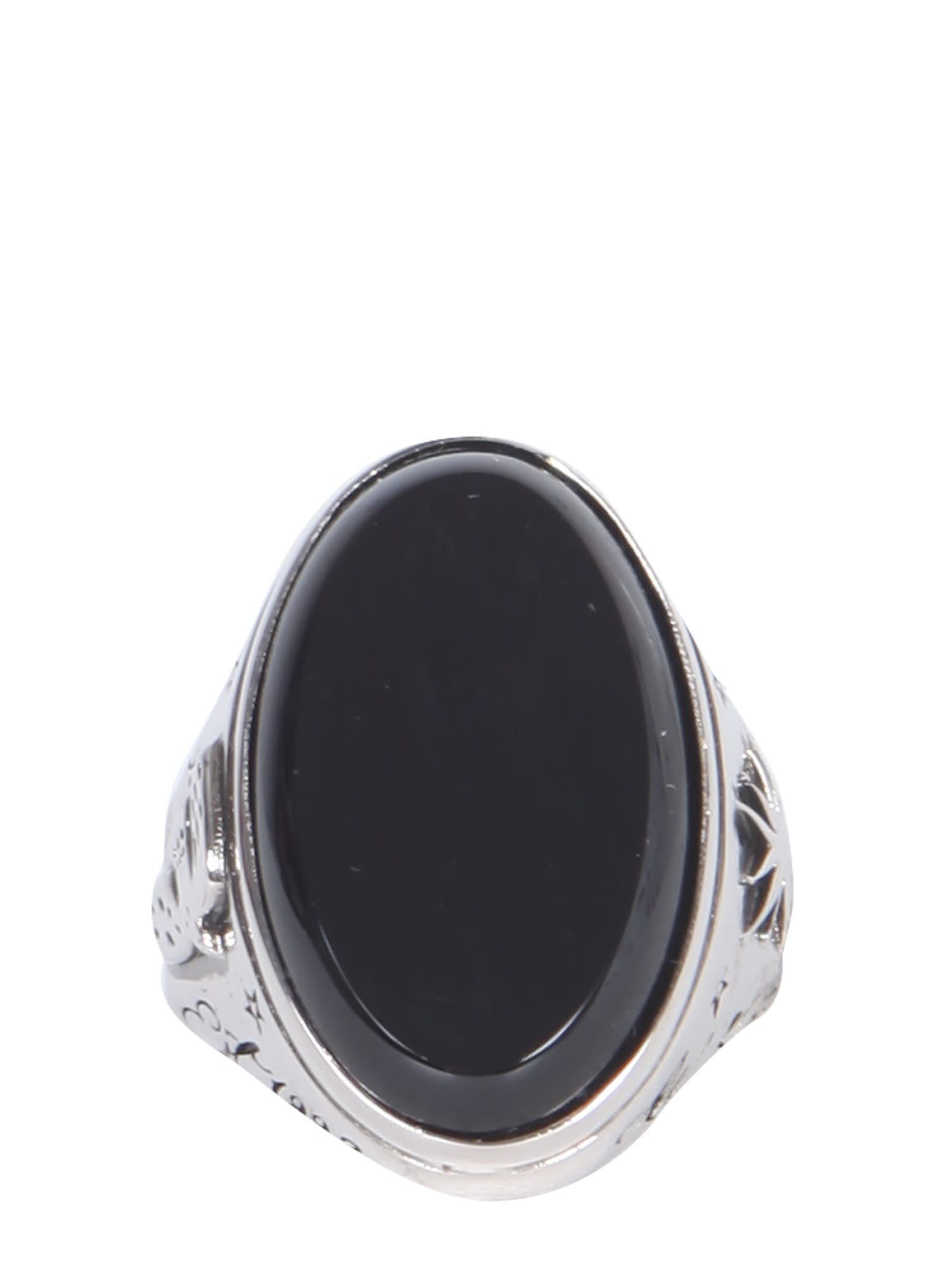 Alexander McQueen Ring With Glass Stone