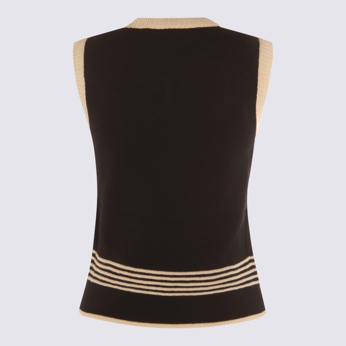 Valentino Garavani Le Chat De La Maison Wool Vest In Multi