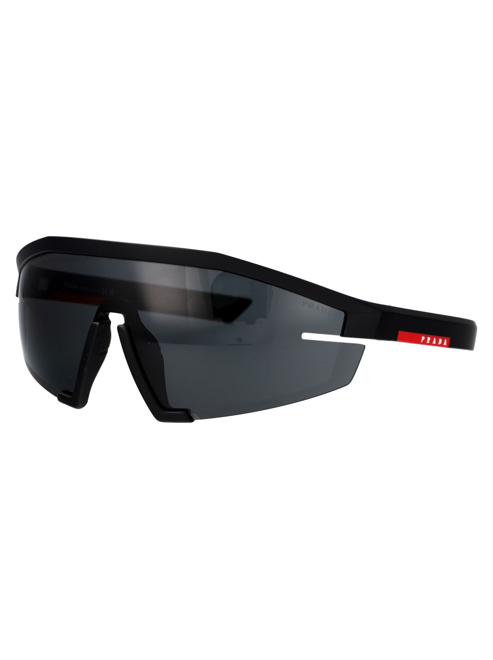 Shop Prada 0ps 03zs Sunglasses In 1bo06f Matte Black