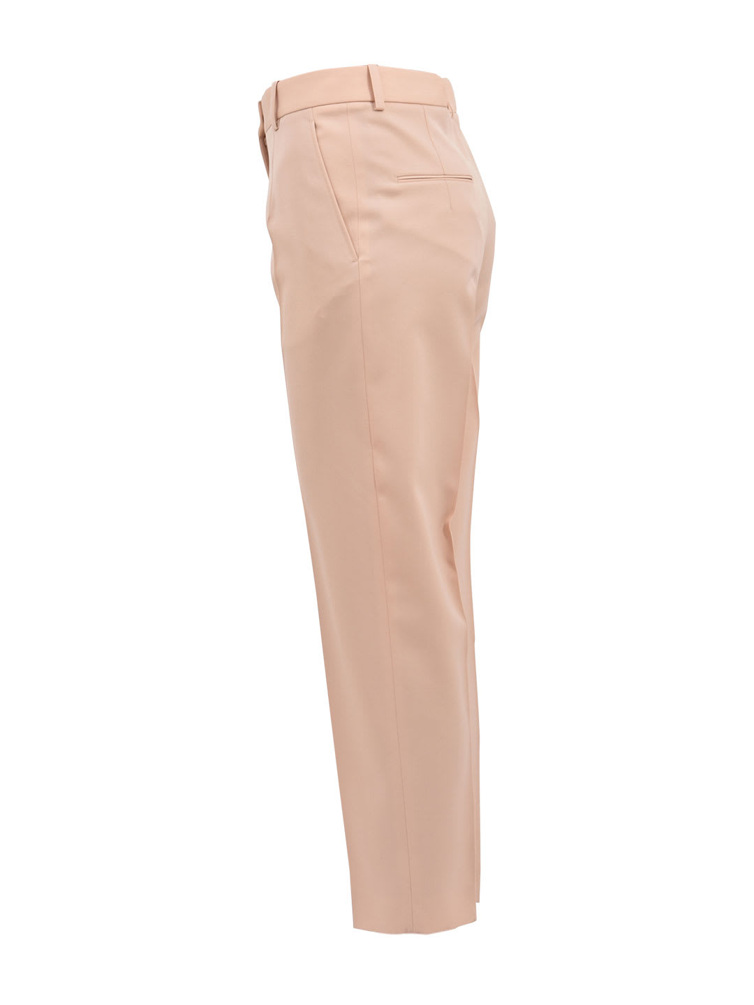 Shop Jil Sander Enea Fleece Wool Pants In Orange