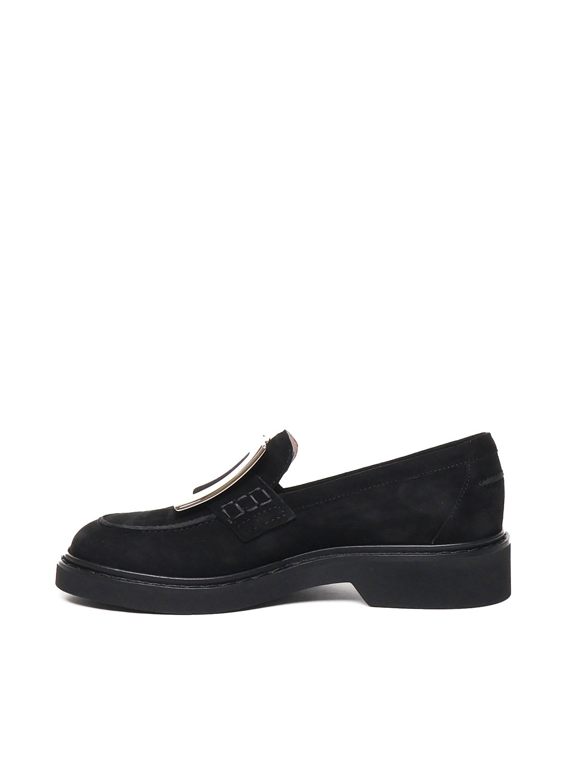 Shop Roger Vivier Viv Rangers Loafers In Black