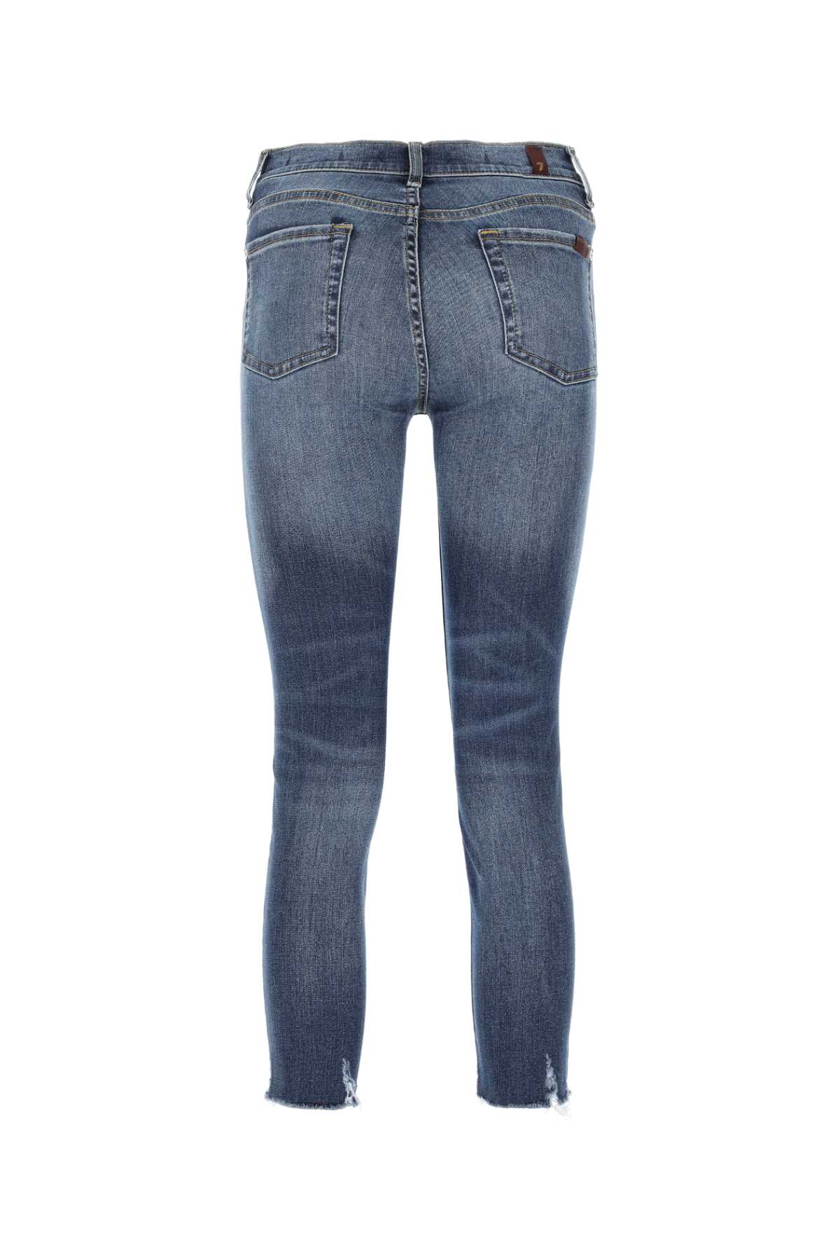 7 For All Mankind Stretch Denim Roxanne Jeans In Millennium