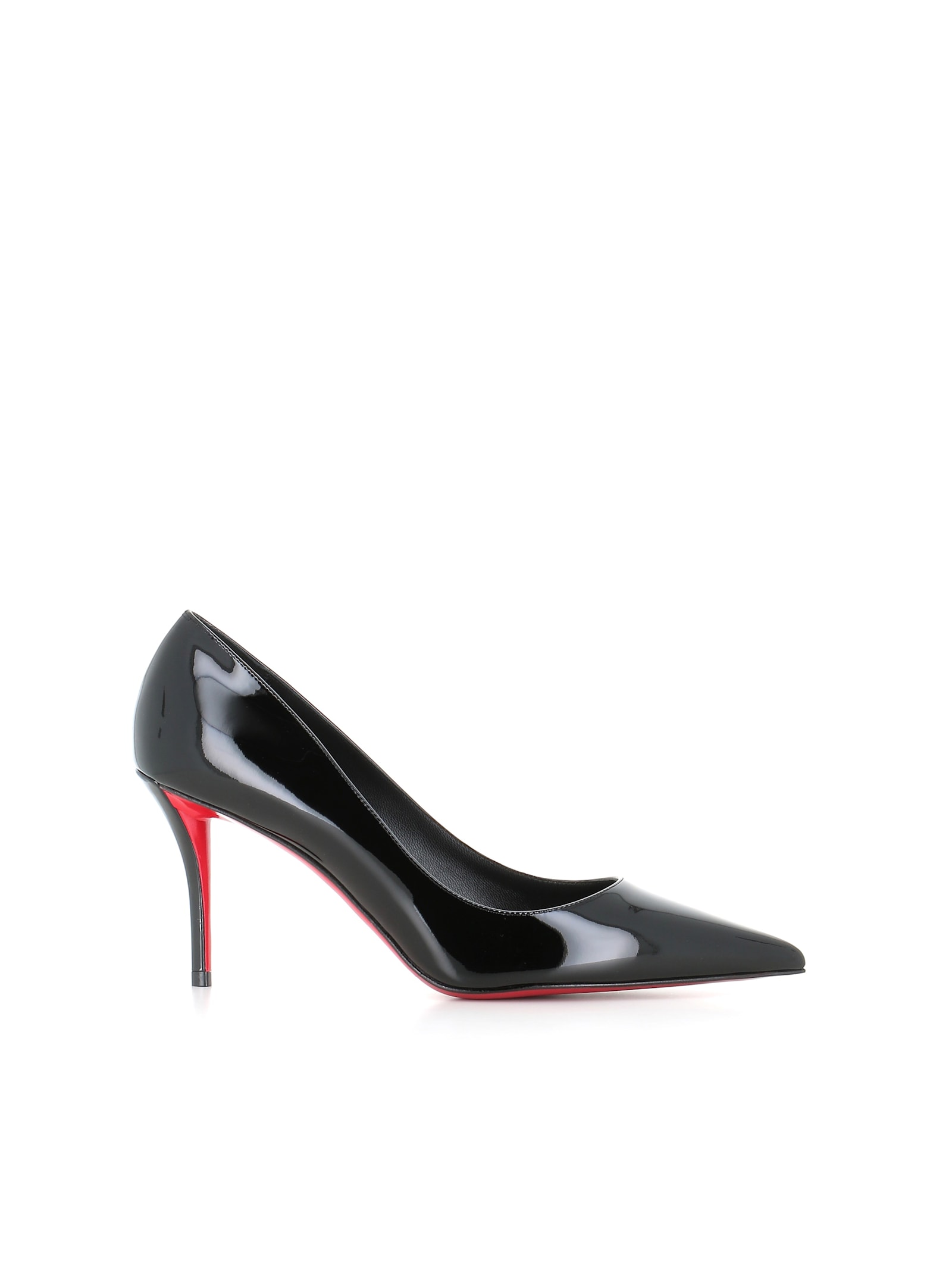 Christian Louboutin Miss Z 80 Patent Leather Pumps In Black