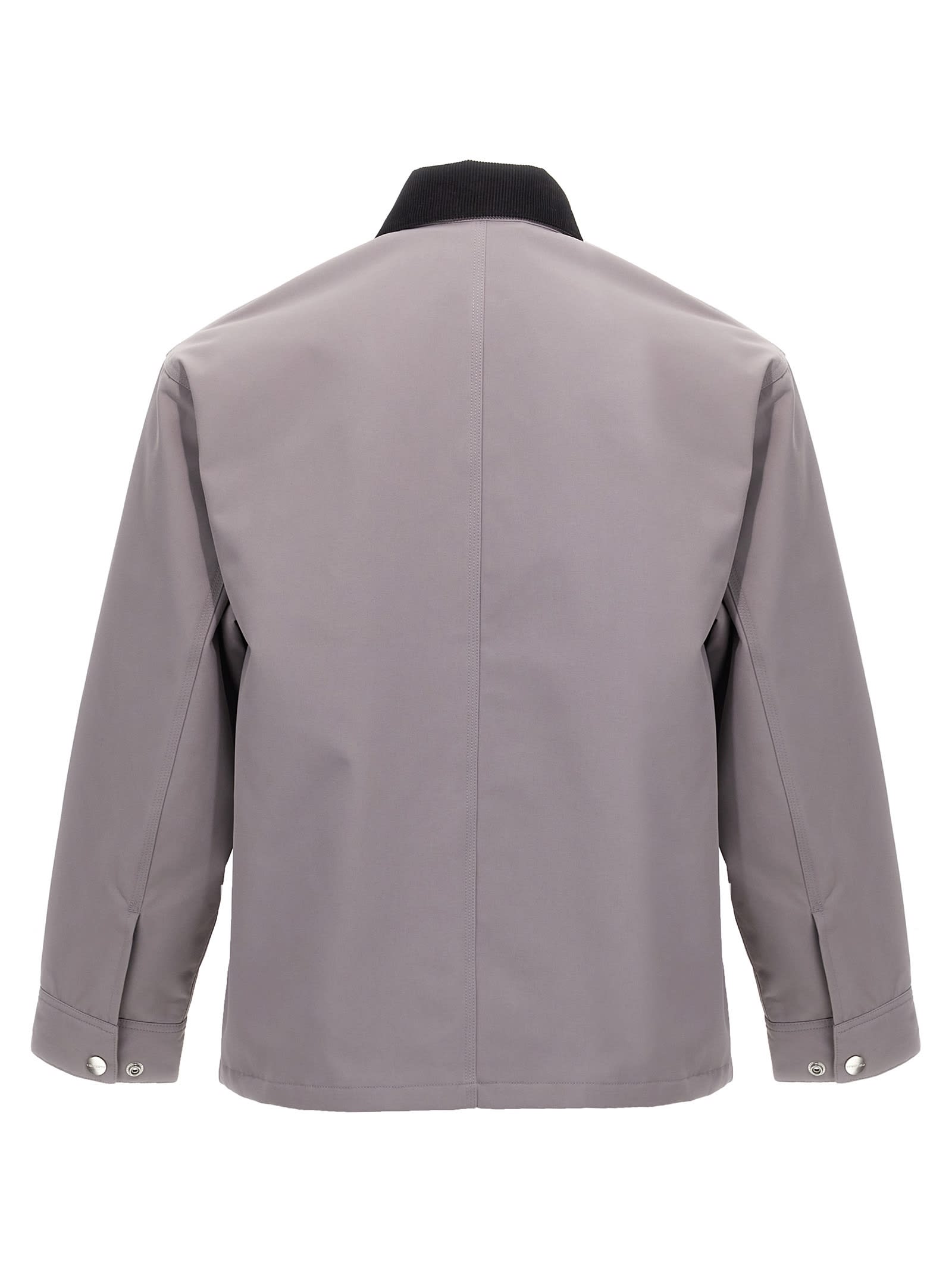 Carhartt Omens Yosemite Clapton Patch-pockets Relaxed-fit Woven Jacket In Purple