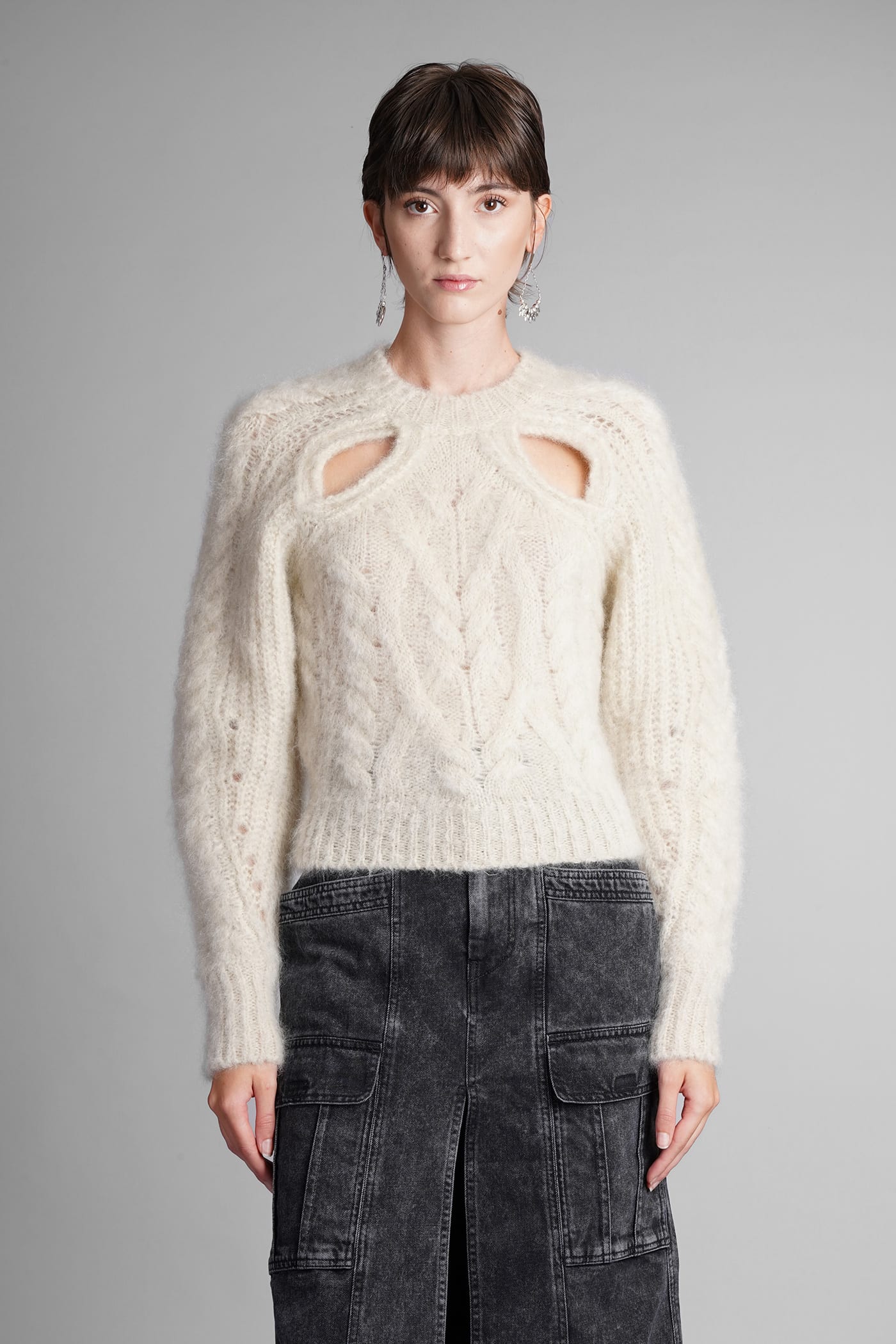 Isabel Marant Paloma Knitwear In Beige Wool