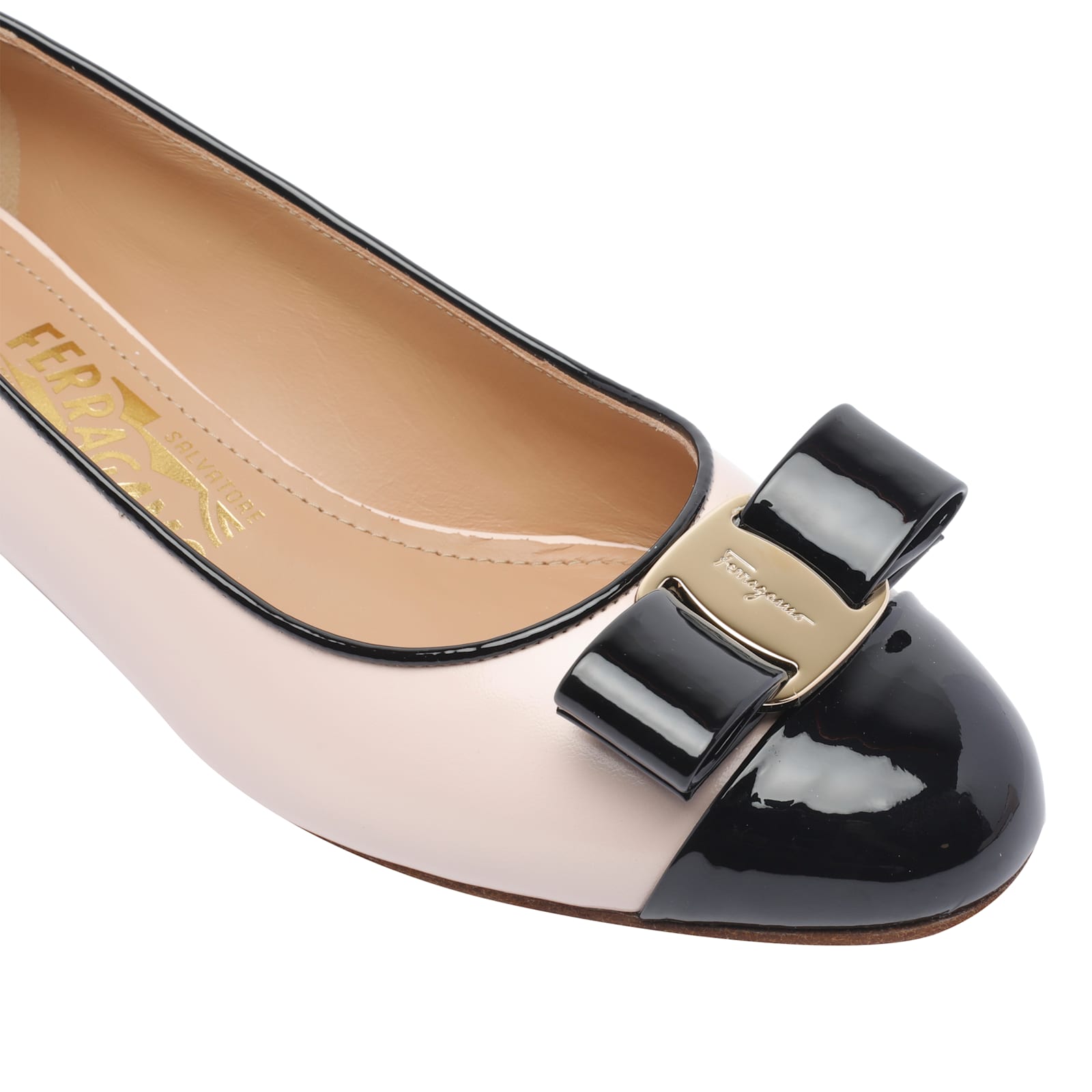 Ferragamo Zapatos Salon Lazo Punta Negra