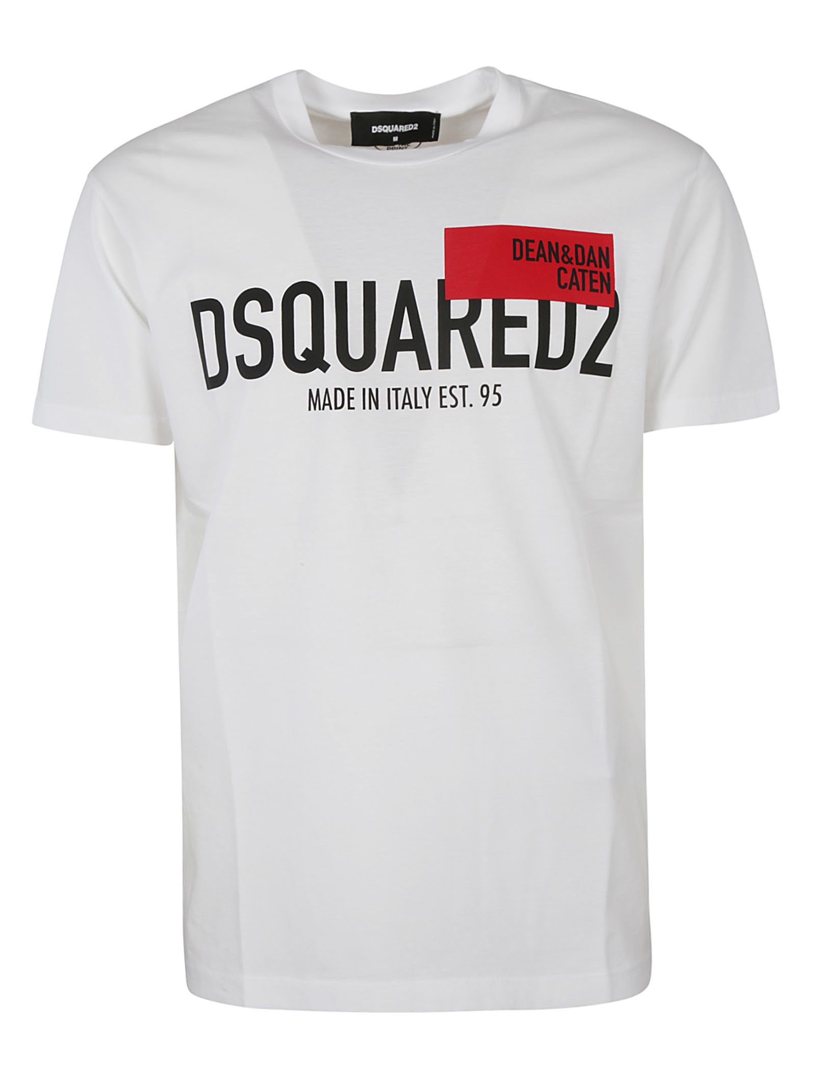 Dsquared2 D &amp; D Logo T-shirt In Optical White