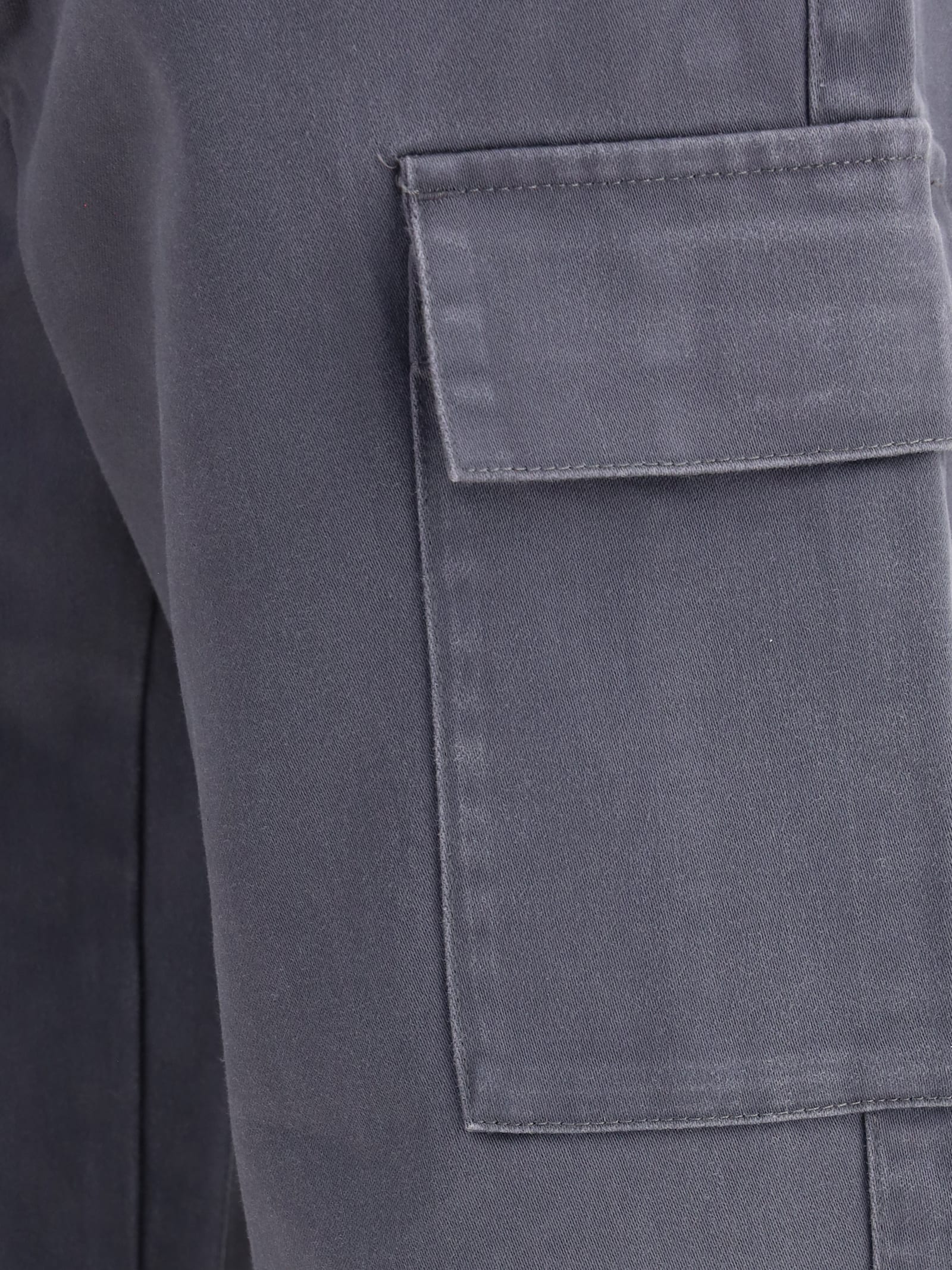 Gr10k Washed Ash Grey Cargo Pants With Utility Pockets In Multi