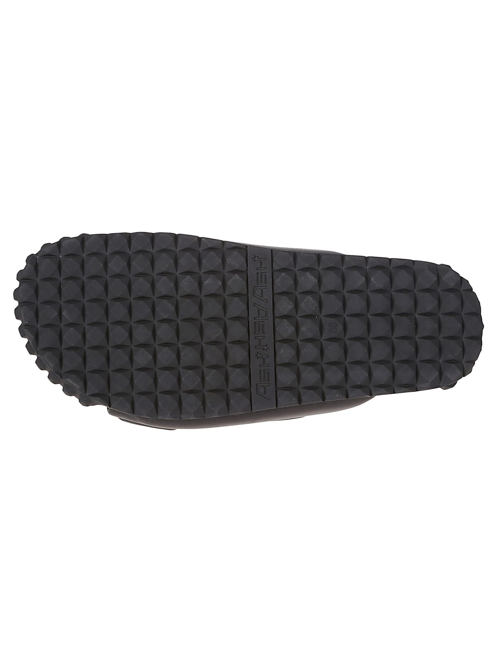 Ash Twist Studded Slip In Black