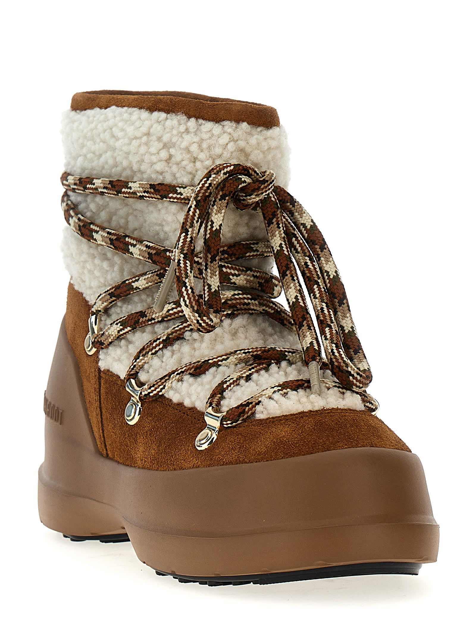 Moon Boot Luna Ankle Boots In Brown