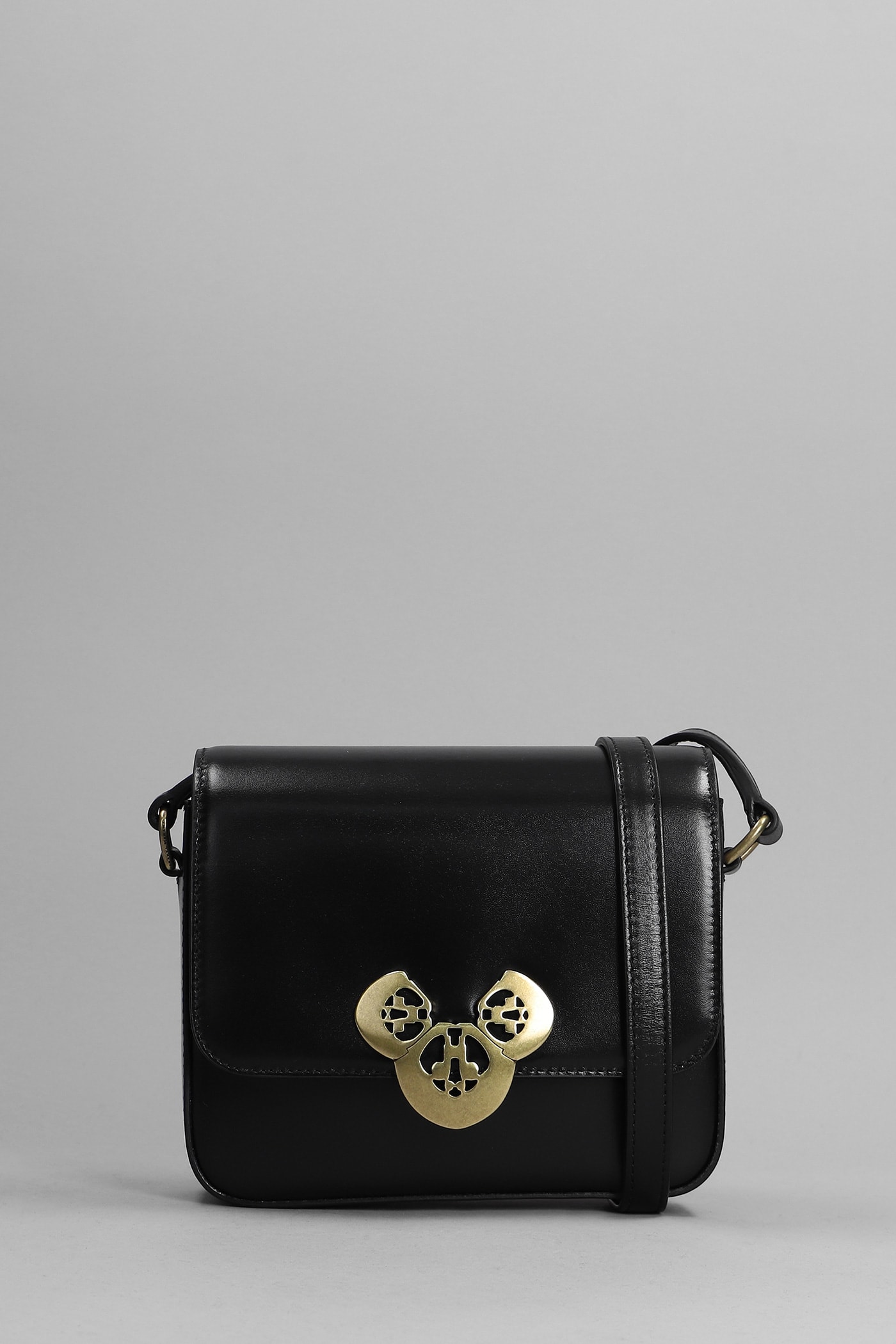 Isabel Marant Mini Elda Shoulder Bag In Black Leather