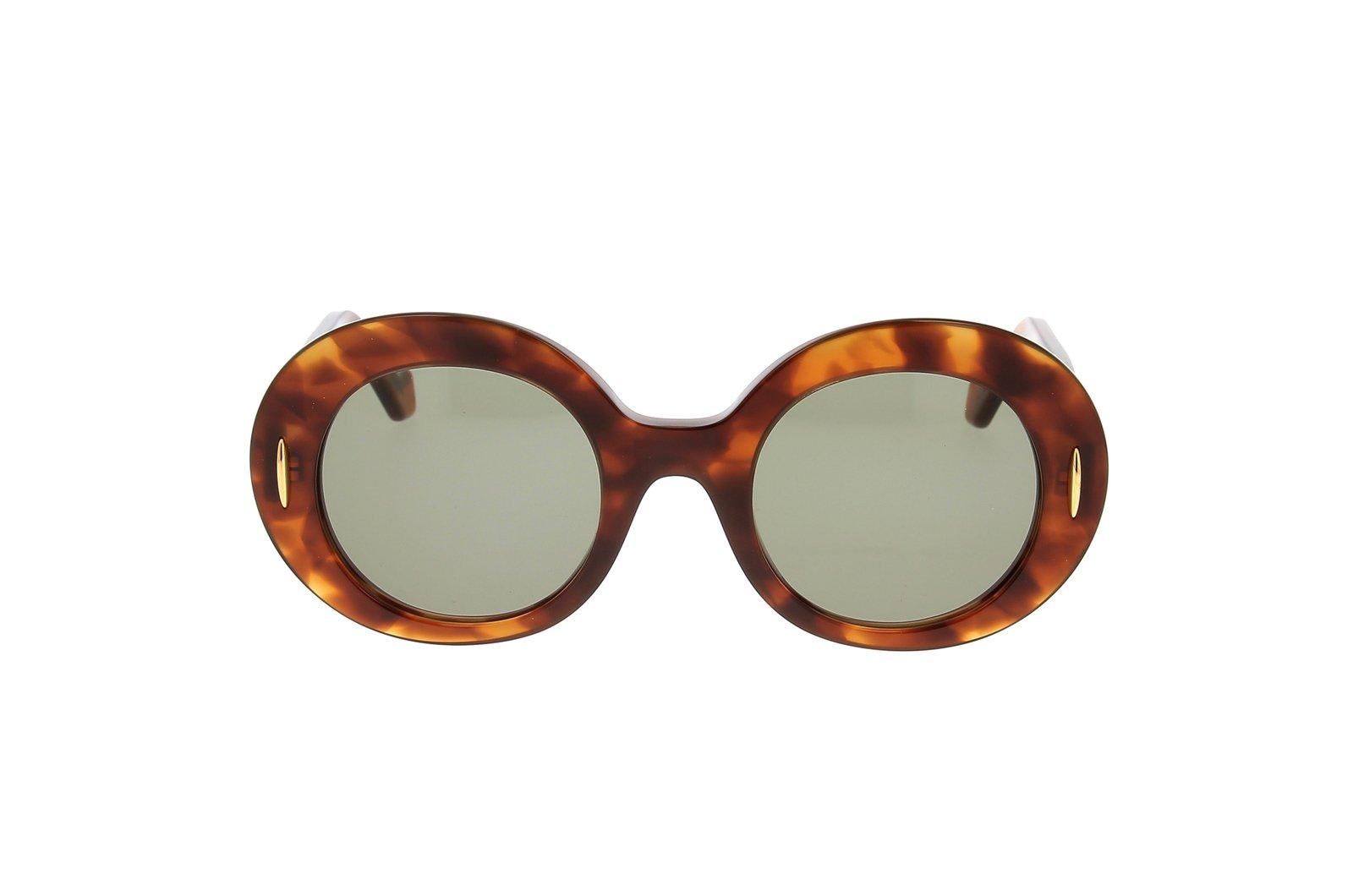 Loewe Round Frame Sunglasses In Brown