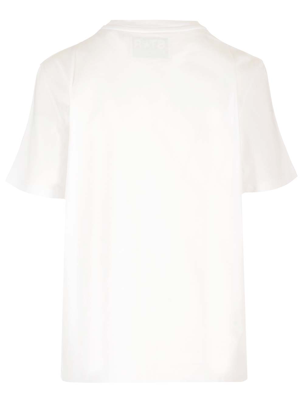 Shop Golden Goose White T-shirt With Black Star