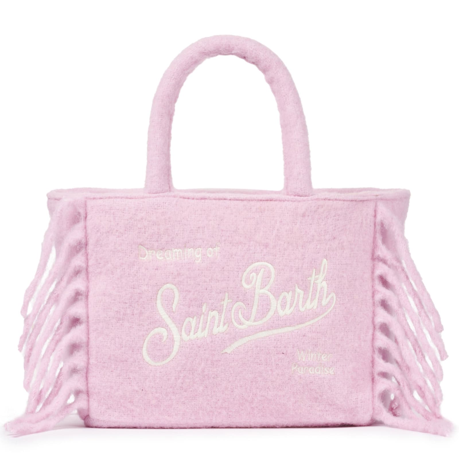 Mc2 Saint Barth Colette Blanket Pink Handbag
