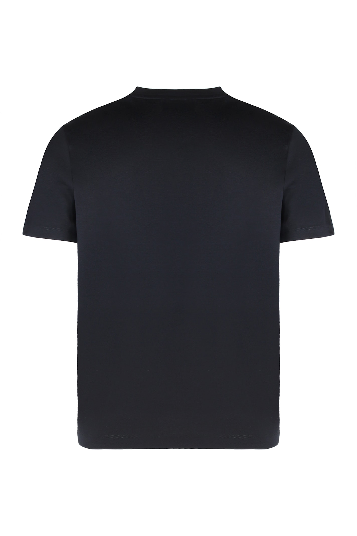 Paul&shark T-shirt In Cotton Jersey With Logo Print In Blue
