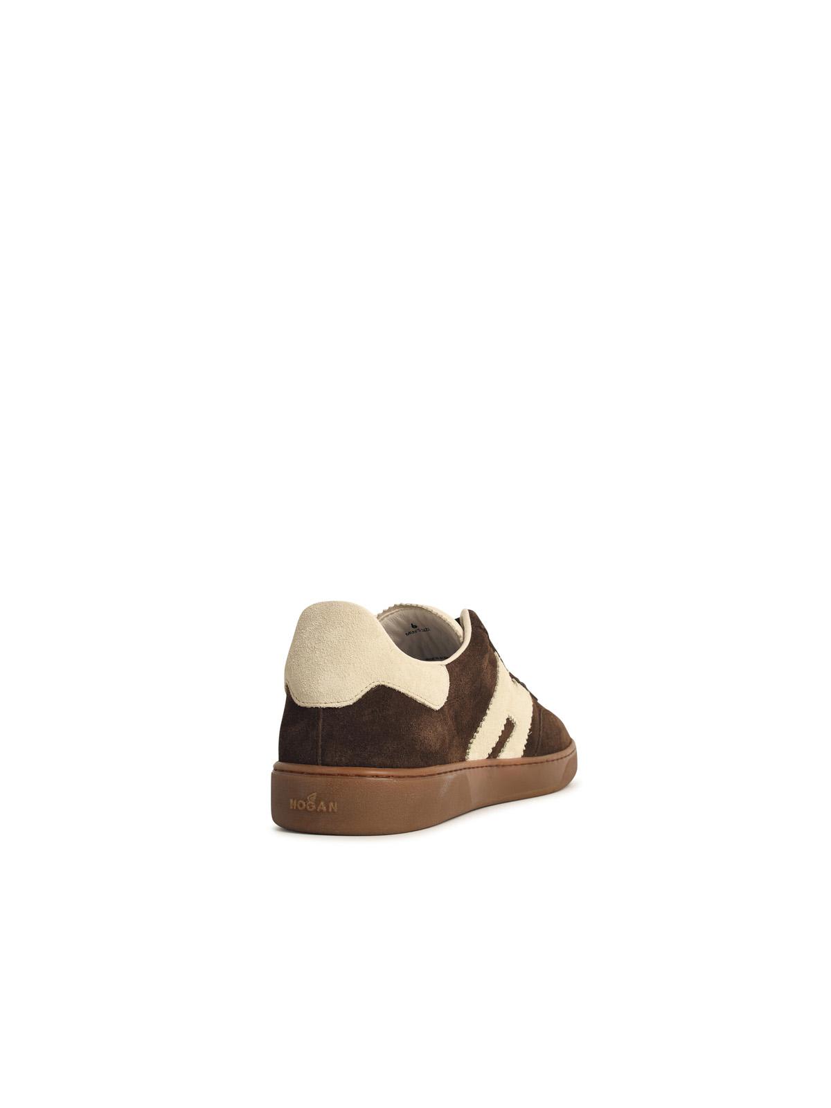 Hogan Rubber Sole Suede Finish Sneakers In Multi