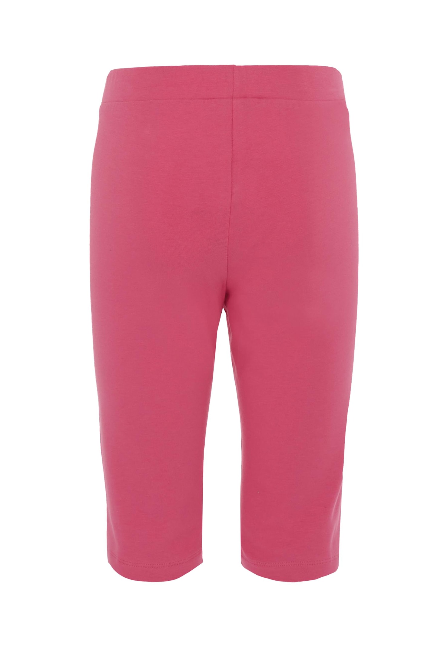 Moschino Fuchsia Shorts For Girl With Logo In Pink