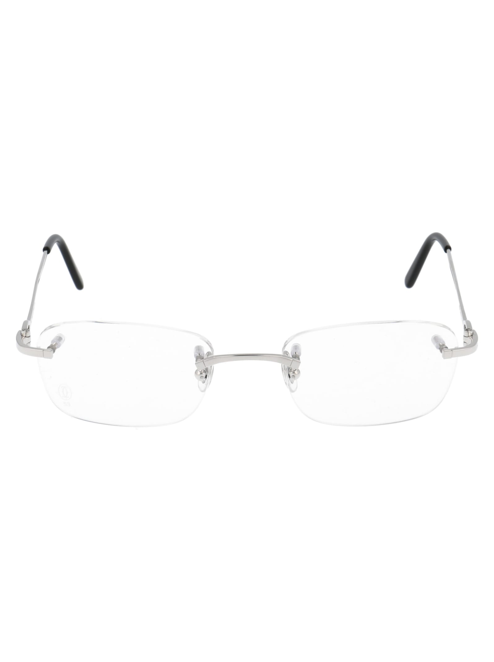 メガネ Cartier Cartier - CT0514O-002 - SILVER-SILVER-TRANSPARENT Première de Cartier CT0514O 002 | Round Frames | Vytria Eyewear