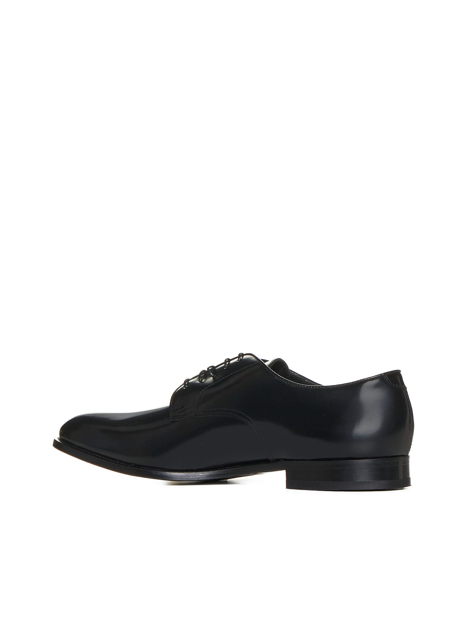 Shop Doucal's Laced Shoes In Nero + F.do Nero