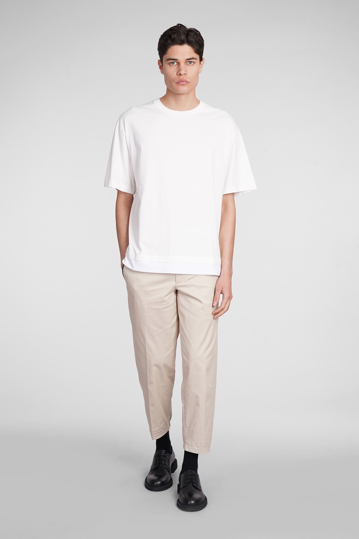 Shop Neil Barrett T-shirt In White Cotton