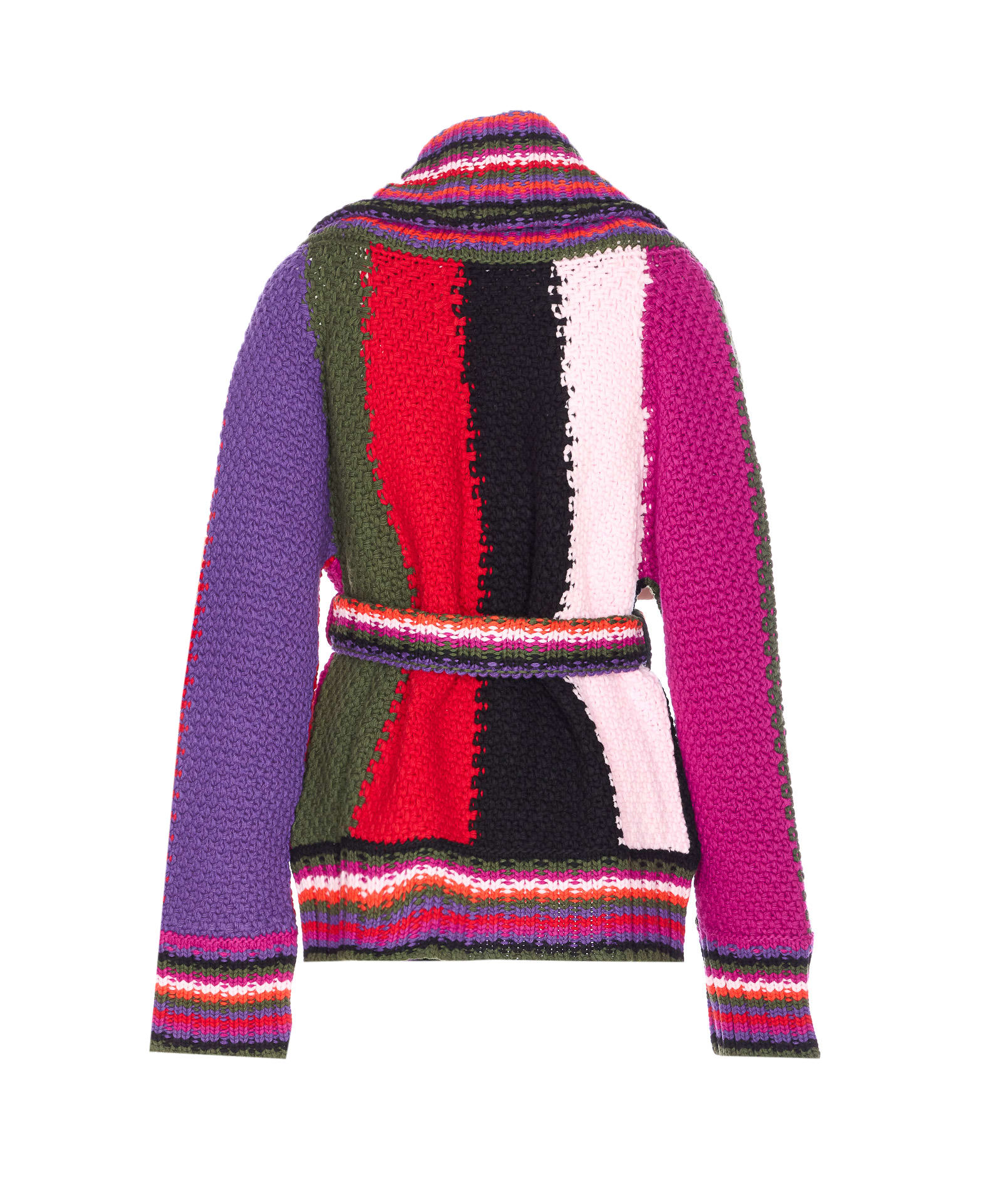 Pucci Knitted Cardigan In Red