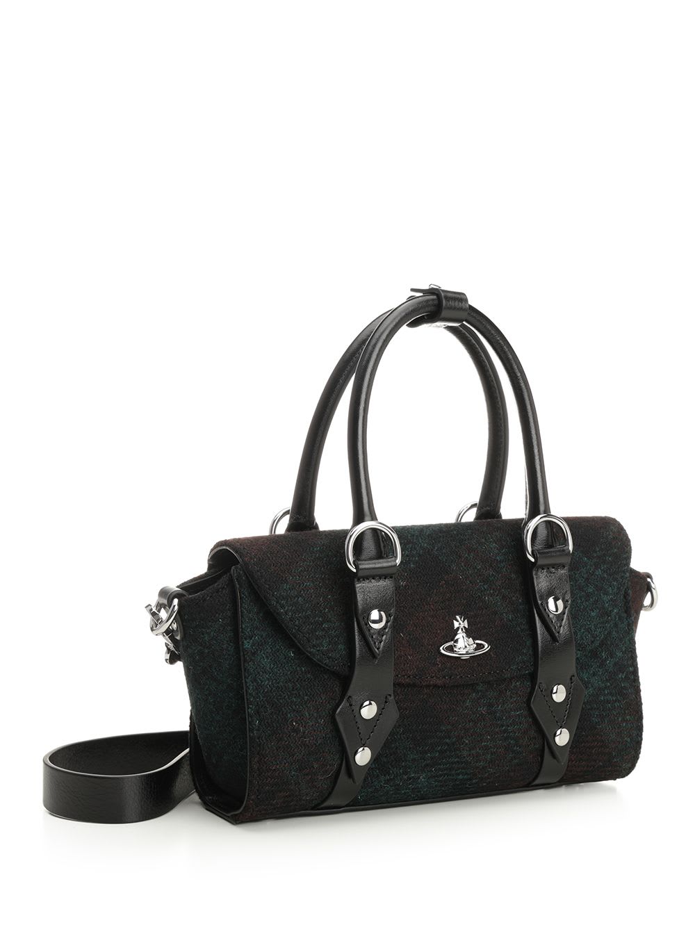 Vivienne Westwood Bettina Mini Crossbody Bags In Black