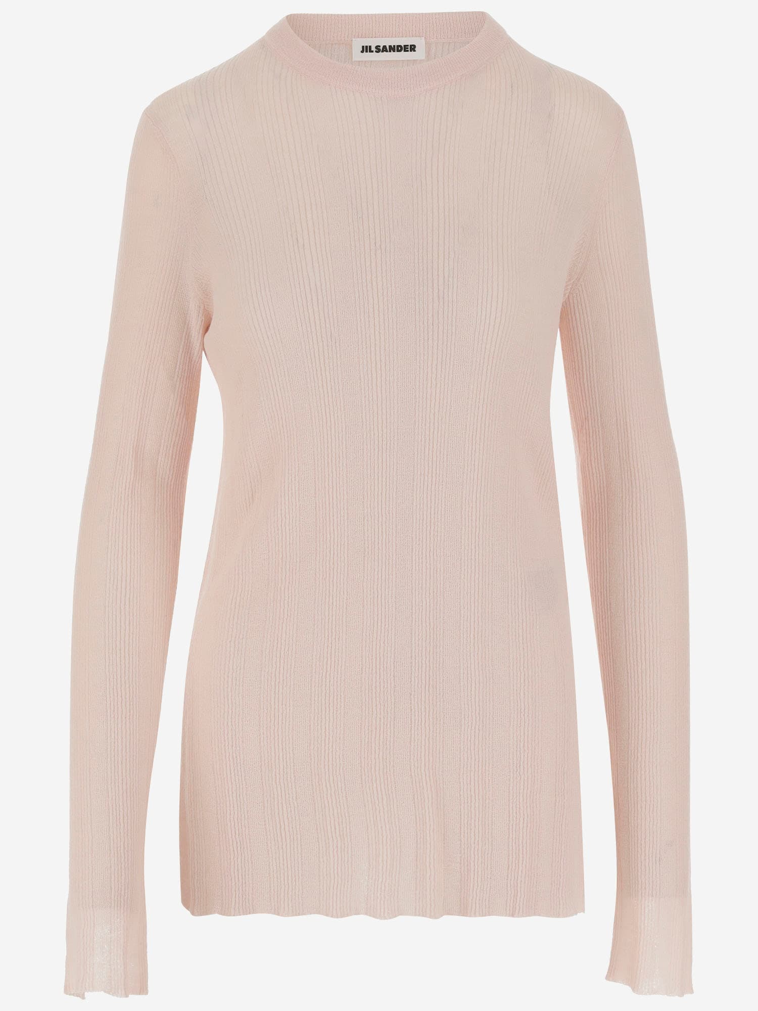 Shop Jil Sander Wool Jersey In Pink