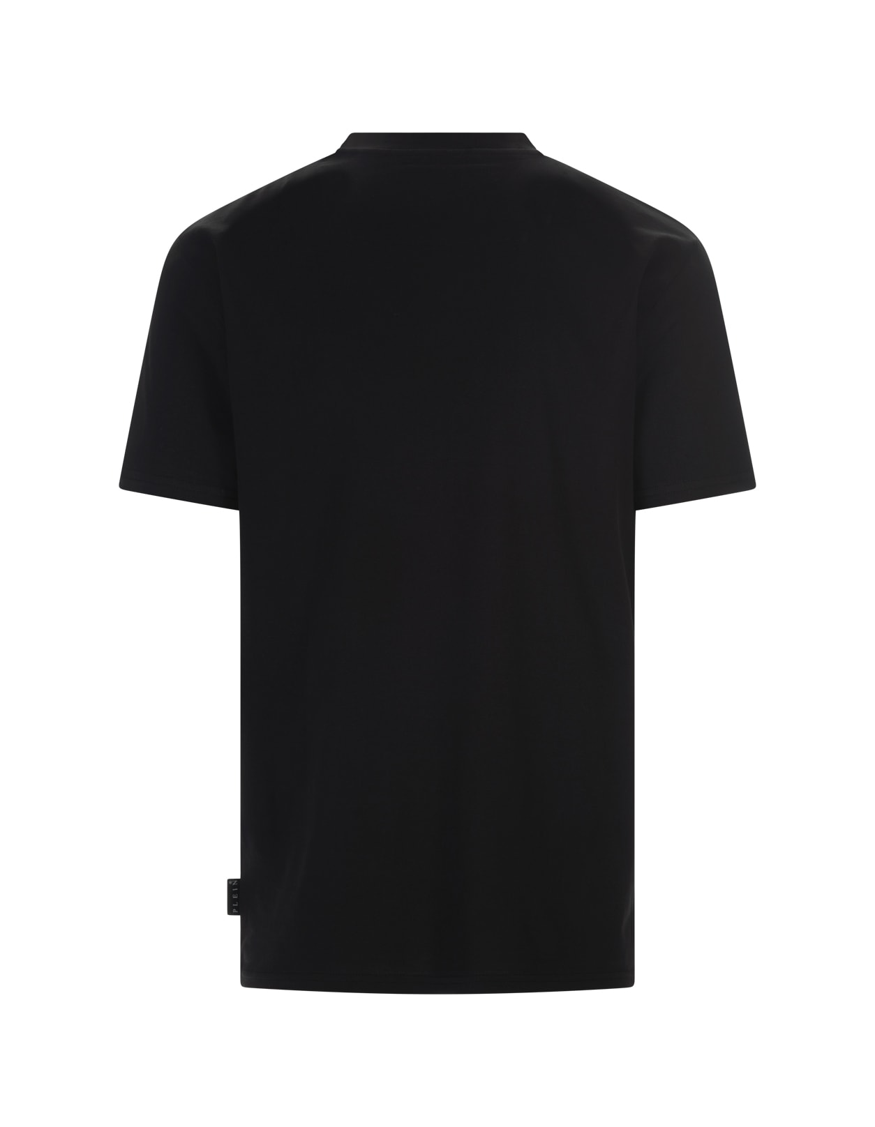 Shop Philipp Plein Logo Skull T-shirt In Black